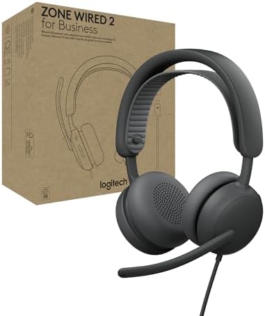 Logitech Zone Wired 2 for Business Headset - UC by Unknown