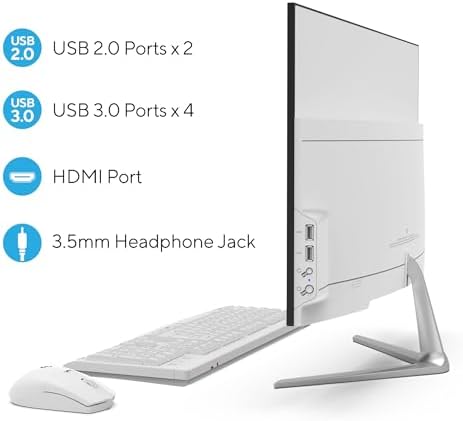 24" All-in-One Desktop PC with Windows 11 - Image 3
