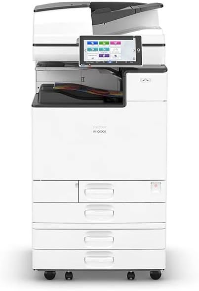 RICOH IM C6000 Color Laser Multifunction Copier - 60ppm, Copy, Print, Scan, Auto Duplex, Network Connectivity, WiFi, Postscript3 Supplement (Renewed) by Amazon+Renewed