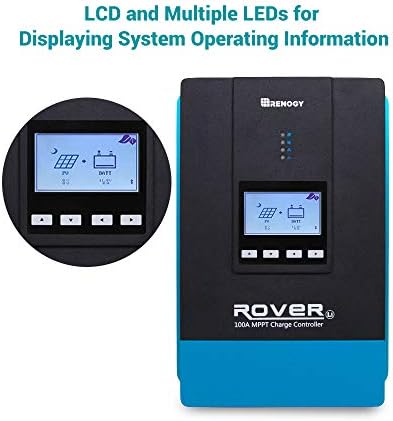 Renogy Rover MPPT Solar Charge Controller 100A 12/24/36/48V for Solar Panel - Image 2