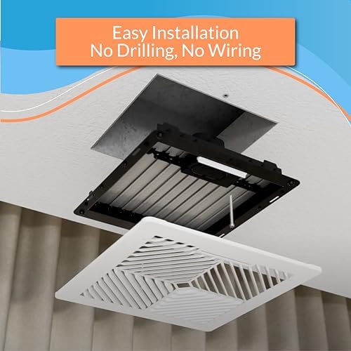 Flair Smart Vent 10x10 (White), AC Vent Cover for Walls and Ceilings. - Image 3