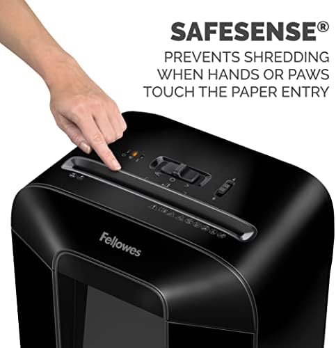Fellowes LX85 12-Sheet, P4 Cross-Cut Home Office Paper Shredder with SafeSense - Image 3