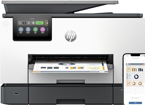 HP Officejet Pro 9130b Wired & Wireless Inkjet Multifunction Printer - Color - Cement by Unknown