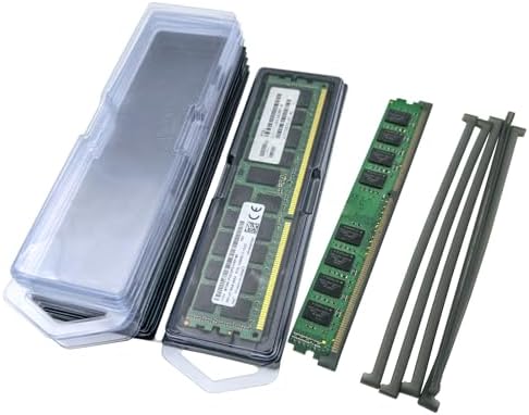 6-Pack DIMM Memory Hard Case, Anti-Static Protective Storage Holder by Unknown