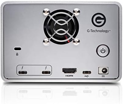 G-Technology 28TB G-RAID with Thunderbolt 3, USB-C (USB 3.1 Gen 2), and HDMI, Removable Dual Drive Storage System, Silver - 0G10414-1 - Image 5