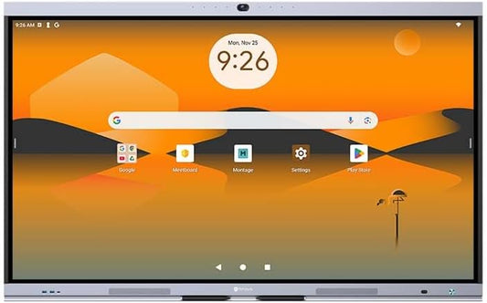 AG Neovo 65" Smart Board with Camera and Microphone, Google EDLA Certified Interactive Whiteboard for Business, Android 13, 4K Resolution, Wireless Screen Sharing, Digital Whiteboard (IFP6504P-AO) by AGNeovo