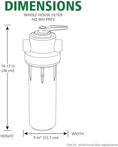 A. O. Smith Whole House Sediment Filter | Valve-in-Head | AO-WH-PREV - Image 2