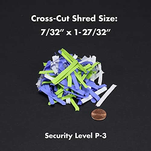 Aurora AU895XA 8-Sheet Professional Cross-Cut Paper and Credit Card Shredder - Image 3