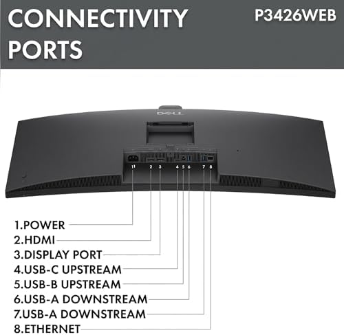 Dell P3426WEB 34" WQHD 100Hz Monitor Bundle - Image 5