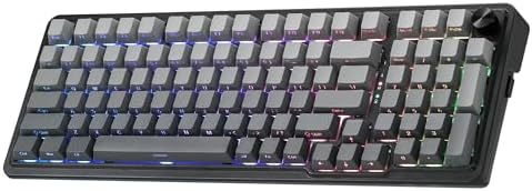 Redragon K686 PRO Wireless RGB Gasket Gaming Mechanical Keyboard, Easy Knob by REDRAGON