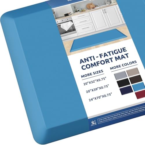 0.8" Thick Kitchen Mat Cushioned Anti Fatigue Rug Comfort Floor Mats by KitchenClouds