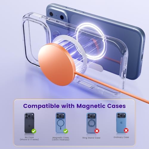 15W Wireless Charger for Apple MagSafe Charger, Magnetic Fast Charging Pad - Image 6