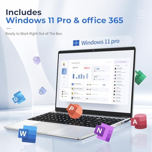 2026 Flagship 15.6" Business Laptop Computer, 16GB RAM 1TB SSD, Core i5-7Y54(Up to 3.2GHz), Windows 11 Pro, Fan Cooling, 2-Year Warranty, Portable Traditional Lap Top for Students & Work - Image 4