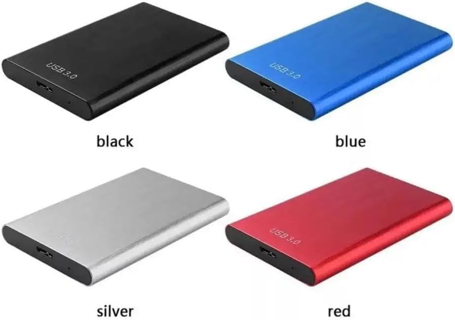 Portable USB 3.0 External Hard Drive — 1TB High-Capacity, High-Speed ​​Storage Device; Compatible with Windows, macOS, and Linux (Ideal for Home Use, and Party Favors) (Blue,32) (Black,2TB) - Image 2