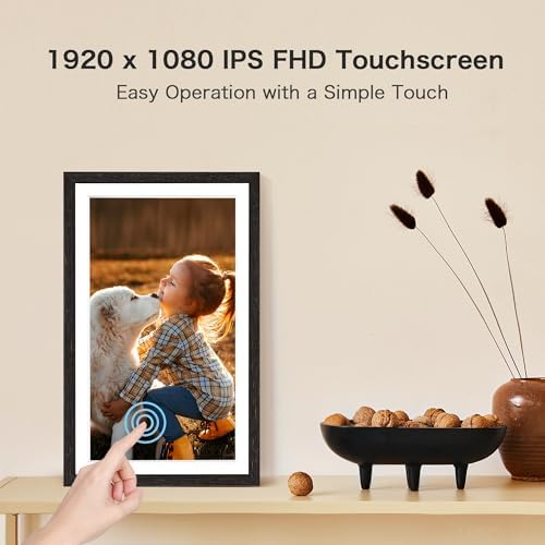 Digital Picture Frame, Frameo 15.6 Inch WiFi Digital Frame Large Display - Image 6