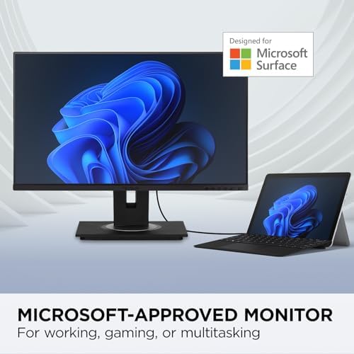 ViewSonic VG245 24 Inch 1080p Computer Monitor, IPS, 60W USB C for Surface - Image 3