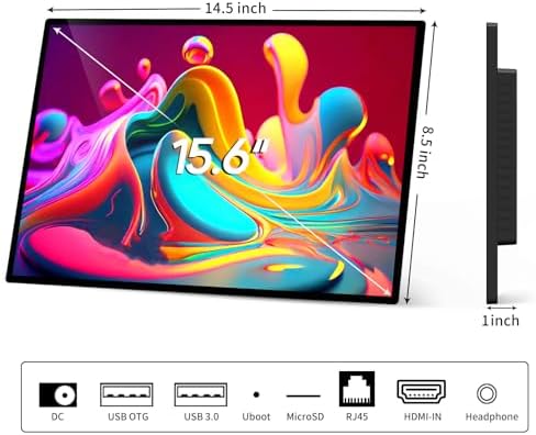 15.6" Digital Signage Display with Adjustable Stand - Image 6