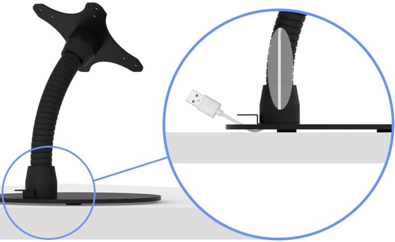 VidaMount Black Exposed Rear Camera Enclosure and Portable Flexible Stand [Bundle] Compatible with iPad Air 13" (M2/M3) & iPad Pro 12.9" (4th/5th/6th Gen) - Image 7