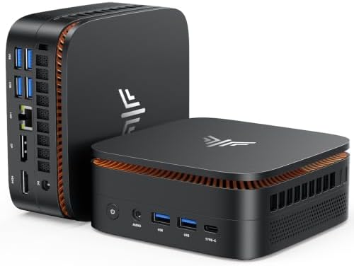 KAMRUI Pinova P1 Mini PC AMD Ryzen R2544 Mini Computers 16GB RAM 512GB SSD by KAMRUIMiniPC