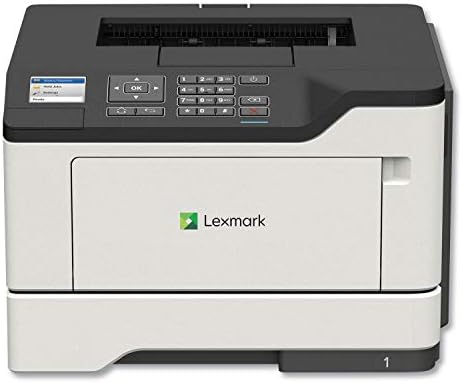 Lexmark MS521dn Monochrome Laser Printer for Office, Two-Sided Duplex Printing, Print Speed 46 ppm, 2.4 inch LCD Display, 1200 DPI, Black/Grey (36S0300) by Unknown