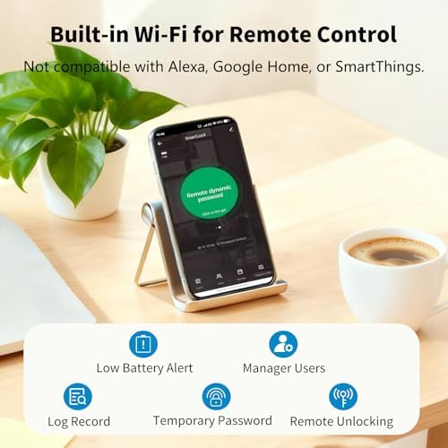 EIYSIE WiFi Smart Gate Lock, Dual Side Fingerprint Lock, IP65 & App Control - Image 4