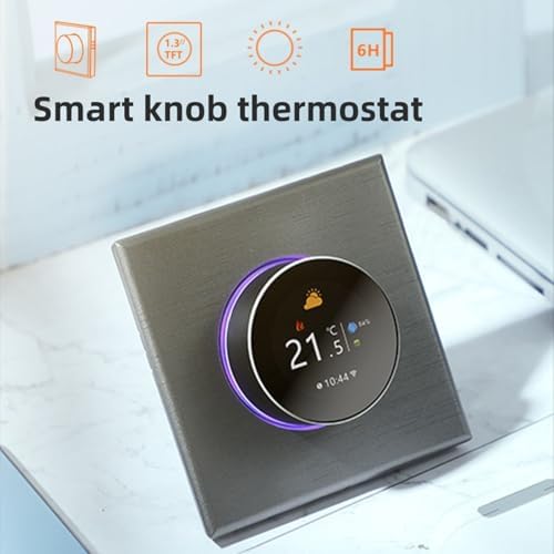 Smart Knob Thermostat TFT Screen for Water Heating Boiler - Image 2