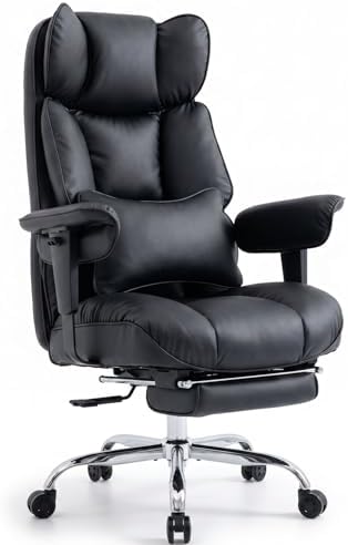 Efomao Executive Office Chair 400lbs, Black Big and Tall Desk Chair - Image 5