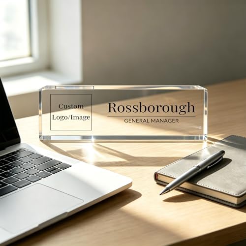 Custom Name Plate for Desk, Desk Name Plate Personalized, Acrylic Desktop Ornament, Stylish Office Decor, Appreciation Present for Boss, Social Worker, Teacher, Nurse, Employee - Image 4