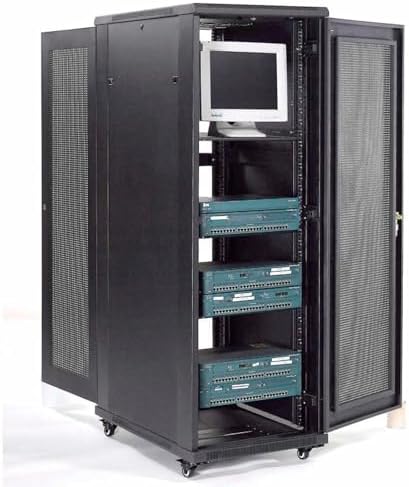 Global Industrial 37U Network Server Data Rack Enclosure Cabinet with Vented Doors, Unassembled by GlobalIndustrial