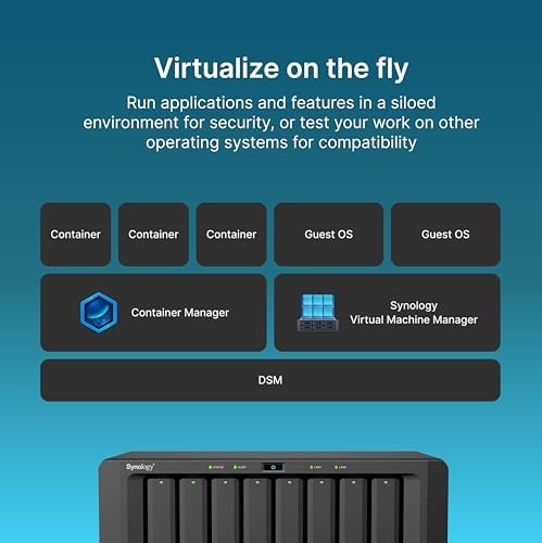 Synology DS1825+ Enterprise Video Production & Storage - Scale to 360TB, 25GbE Speed & Mission-Critical Reliability (8-Bay Diskless NAS) - Image 5