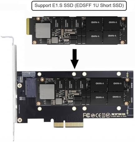 CY Adapter PCI-E4.0 4X Host Adapter to NVMe Ruler 1U GEN-Z 1C 4X 5.9mm 8.0mm Thickness EDSFF Short SSD E1.S Carrier Adapter - Image 6