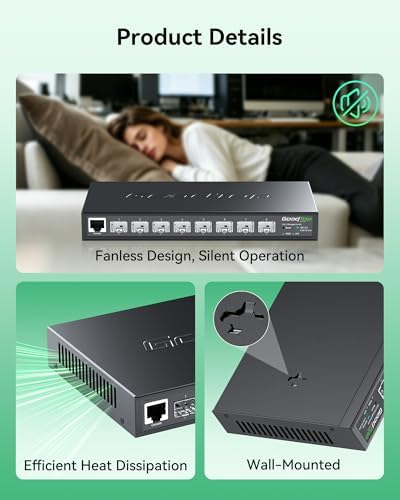 8-Port 10G SFP+ Switch, Layer 3 Managed, Enterprise Network Fiber Switch - Image 6