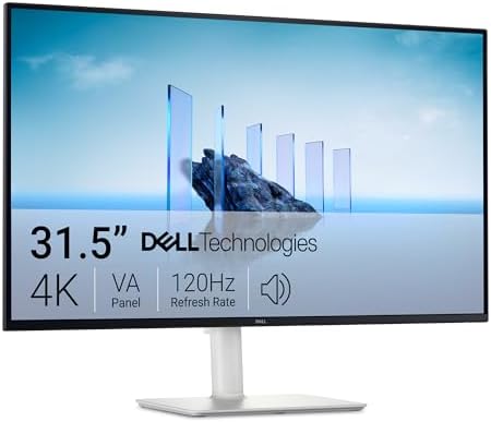 Dell 32 Monitor S3225QS, 4K UHD VA, 120Hz, FreeSync Premium, Eye Comfort by Dell