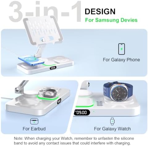 Wireless Charger for Samsung Devices, Not for Galaxy Watch 9/ Watch Ultra 2 - Image 3