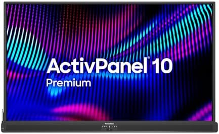 Promethean ActivPanel 10 Premium 86" High Specification Digital Whiteboard for Office or Classroom, 4K UHD, OS Flexible Device, Panel Included, 3 Year Onsite Support by Promethean