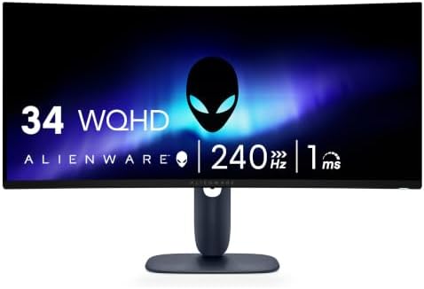 Alienware 34 Gaming Monitor AW3426DWM, WQHD VA Panel, 240Hz, 1ms by Alienware