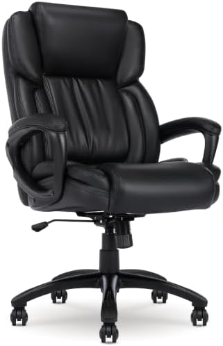Serta Ergonomic Executive Office Chair with Lumbar Support, Leather Chair by Serta