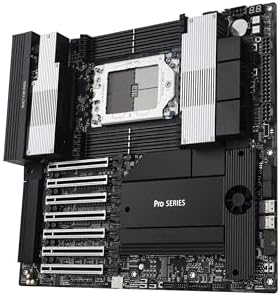 ASUS Pro WS WRX90E-SAGE SE EEB Workstation Motherboard, AMD Ryzen™ Threadripper™ PRO 7000 WX-Series, ECC R-DIMM DDR5, 32 Power-Stage,7xPCIe 5.0x16, PCIe 5.0 M.2, 10Gb & 2.5Gb LAN, Multi-GPU Support - Image 4