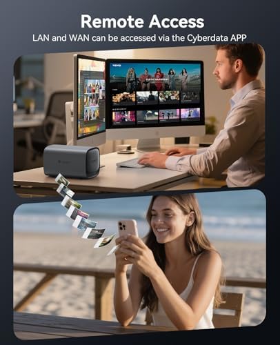 ORICO Network Attached Storage, Link Sharing & Remote Access, AI Albums & 4K Media Library, HDD Slot * 2, M.2 NVMe SSD Slot * 2, 2.5 GbE * 2, MetaBox NAS Storage, HS200-2 Bay (Diskless) - Image 6