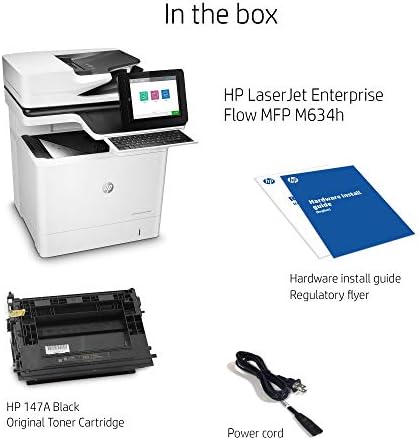 HP LaserJet Enterprise Flow MFP M634h Monochrome All-in-One Printer with Built-in Ethernet & 2-Sided Printing (7PS95A) - Image 3