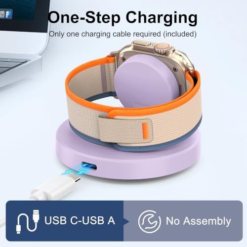 Upgraded for Apple Watch Charger, Foldable Travel Fast Charging Dock - Image 2