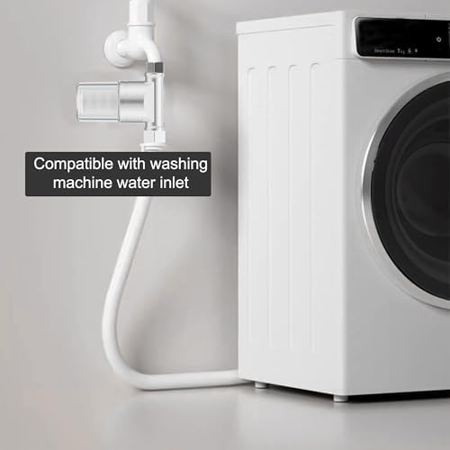 Washing Machine Water Filter, 40 Micron Reusable Brass Inline Sediment Filter, Anti-Scale Hose Pre-Filter for Water Heater, RV, and Toilet Bidet (T Port) - Image 3
