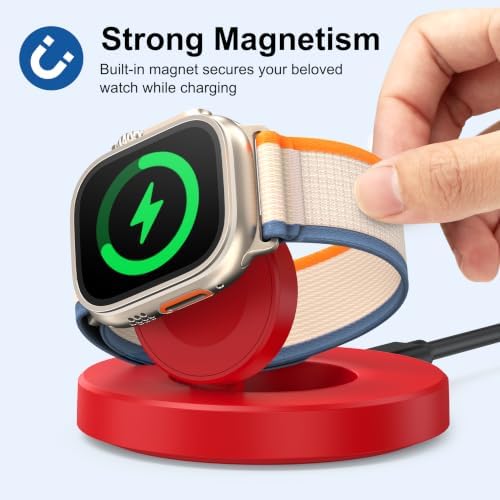 Upgraded for Apple Watch Charger, Foldable Travel Fast Charging Dock - Image 3