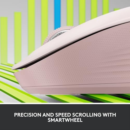 Logitech Signature M550 Wireless Mouse Small to Medium Sized Hands - Rose - Image 2