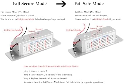 Smart Door Access Control Kit, Wi-Fi Tuya App, Adjustable Electric Strike - Image 7