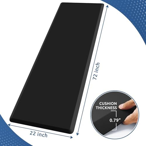 0.8" Thick Kitchen Mat Cushioned Anti Fatigue Rug Comfort Floor Mats - Image 2
