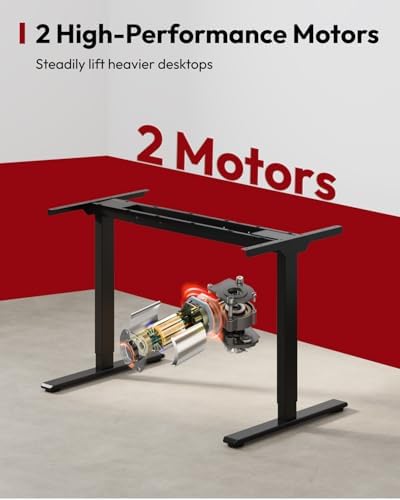 SANODESK Dual Motor 71''x 32'' Large Height Adjustable Standing Desk - Image 5