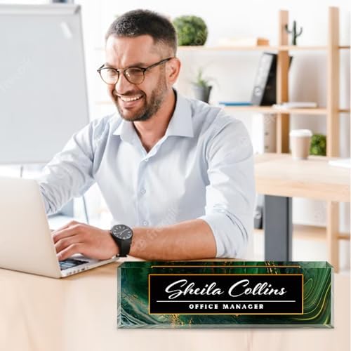 Custom Name Plate for Desk, Employee Appreciation Gifts, Office Decor - Image 5