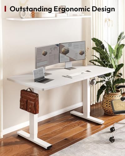 SANODESK 55''x24'' Height Adjustable Electric Standing Desk for Home Office - Image 2