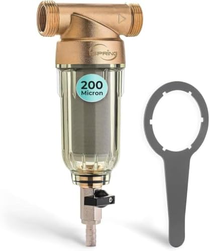 iSpring WSP-200 Whole House Spin Down Sediment Filter, 200 Micron by iSpring